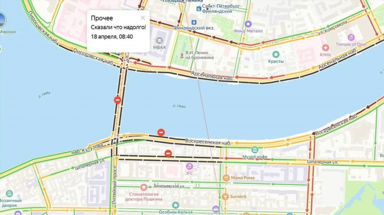 Яндекс карты пробки калининград