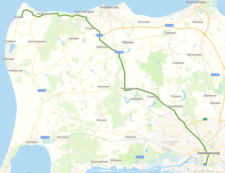 Калининград донское автобус