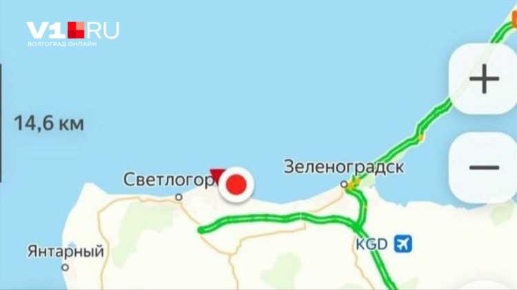 Карта где находится калининград граничит на карте