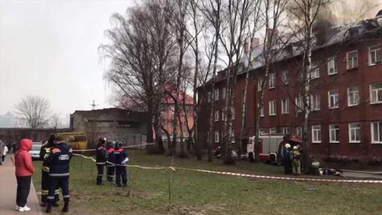 Пожар в калининграде